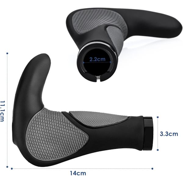 Sykkelstyregrep Ergonomisk MTB Terrengsykkel Syklist av L