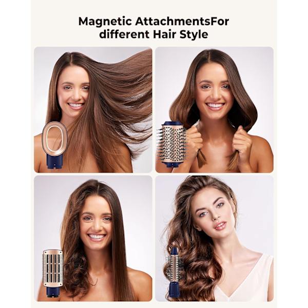 ##/5 i 1 Luftstyler Hårtørrer Børste Varmluftsbørste Hårstyling Et Trin##/