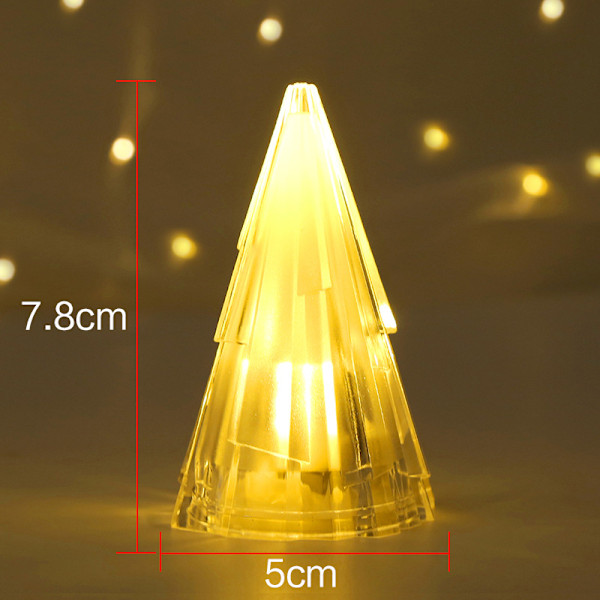 ##/4 stykker jule-isfjell nattlys, LED juledekorasjon##/