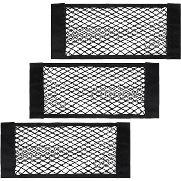 Bil Bagagerums Opbevaringsnet, (3 stk 50x25cm) Bagage Auto Sæde Organiser
