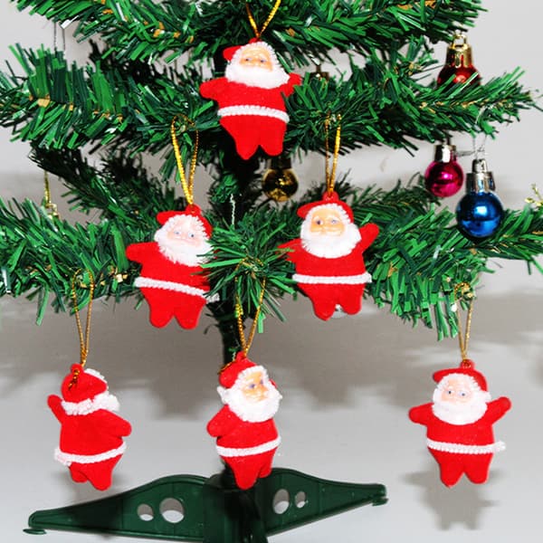 ##/6 st jultomte-hängen, julgransdekoration##/