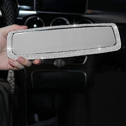 Bling Rhinestone Bakkespeil til Bil, Bakkespeil med Krystaller