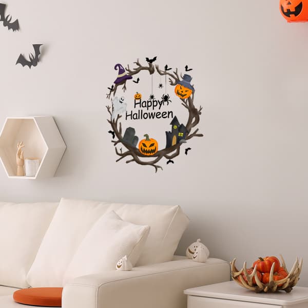 ##/Halloween väggdekal, 30 x 30 cm##/