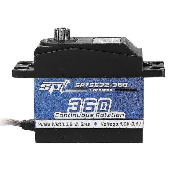 SPT Servo SPT5632-360 Coreless Digital Servo Metal Gear Lager Moment Lineær Ændring Til RC Robot