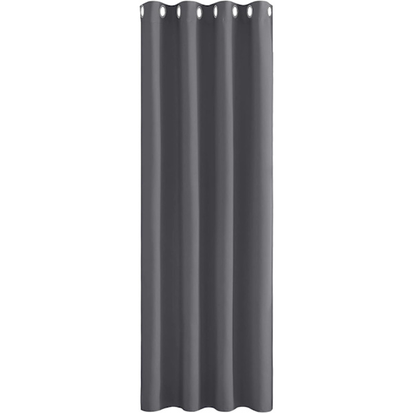 ##/1 stk mørklægningsgardin grå - 120 x 180 cm##/