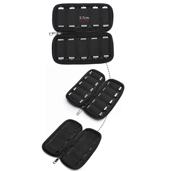 ##/USB-minnestickspåse, elektroniskt tillbehörsskydd för USB-minnesticka/Pendrive/Gig Drive/Jump Drive USB-minnesticka ingår ej##/