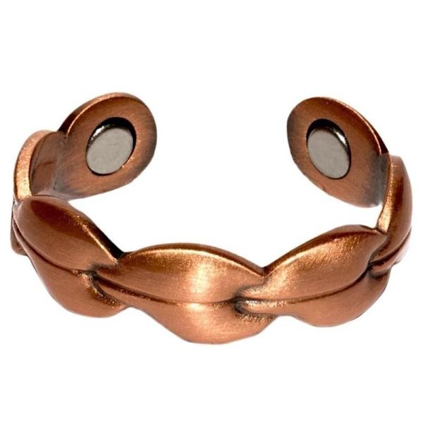 1 st Magnetiskt Kopparring Kvinnor/Män Justerbar Hälsosam (Röd Koppar