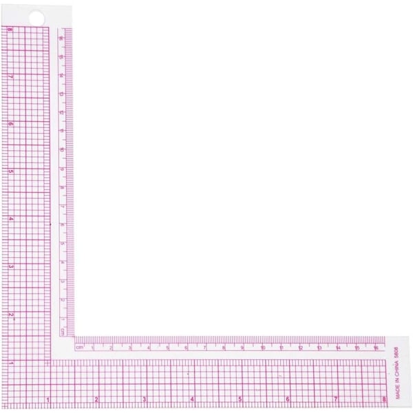 Sy-linjal DIY Sy-linjal Skredder Square L-kurve Metrisk Linjal