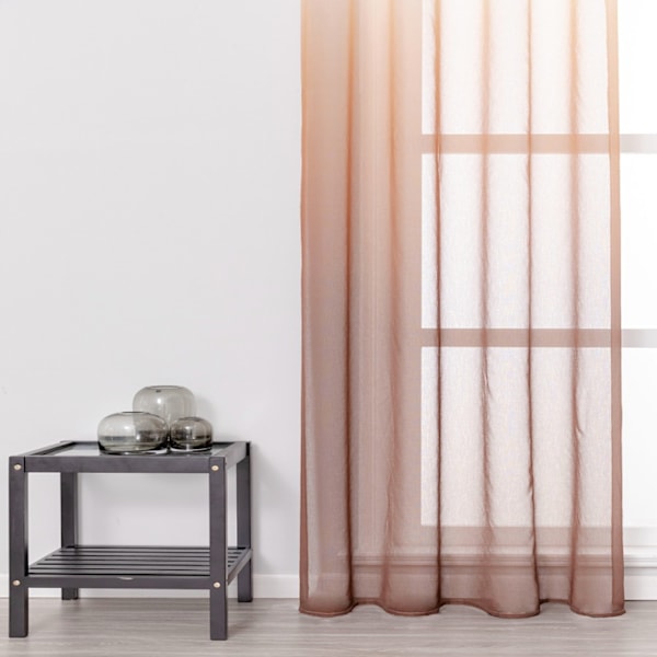 ##/Gardinkrokar (2 stycken) transparent gradient vertikal gardin voile##/