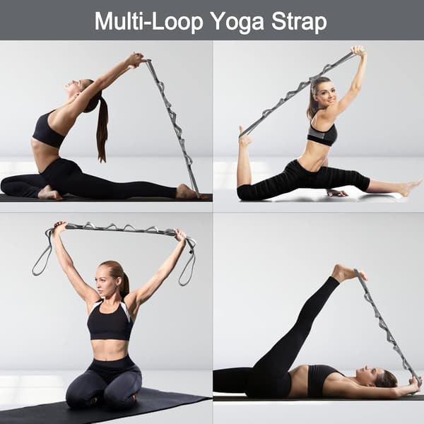 Røde Daisy Chains, 110cm Yoga Hammock Forlængelsesrem, Justerbar