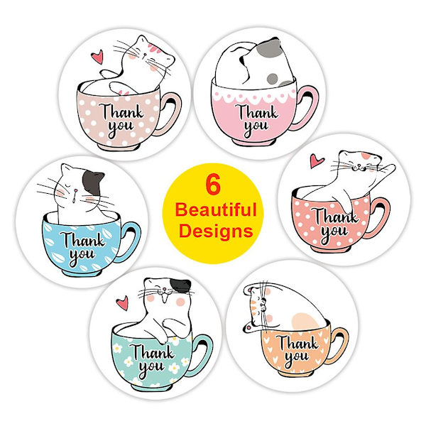 500 kpl/rulla Käsintehtyjä Itseliimautuvia Söötiä Tarra-Tarroja Scrapbooking-Leimoja