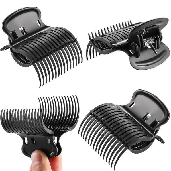 12 st Värmespolar Clips Hårspolar Kloklämmor Ersättningsspole Clips för Kvinnor Flickor Hårsektion Styling