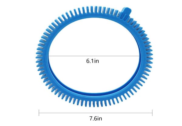 Blått framdäckskit med Super Hump Pool Cleaner - Passar 2X, 4X, P