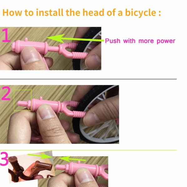 ##/Barbie Dockhus och Cykeltillbehör - Grön, Lekhus Educa##/