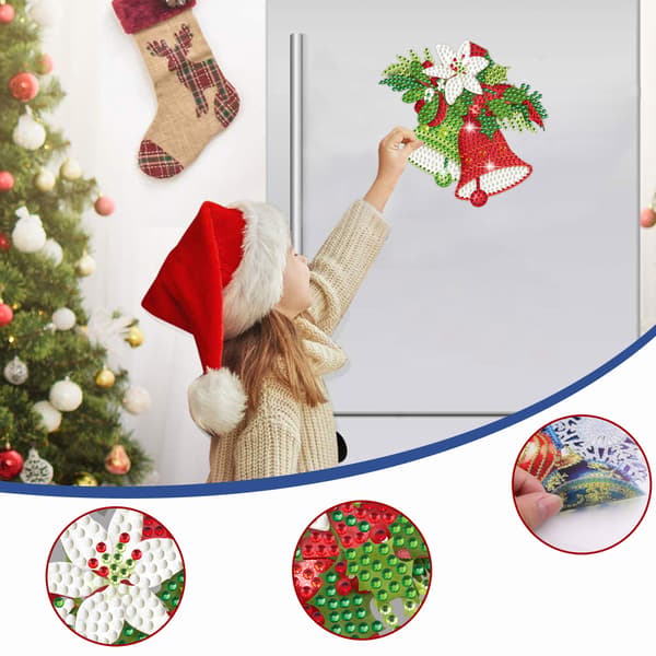 ##/DIY Diamantmålning Dekal Väggdekal Julkula##/