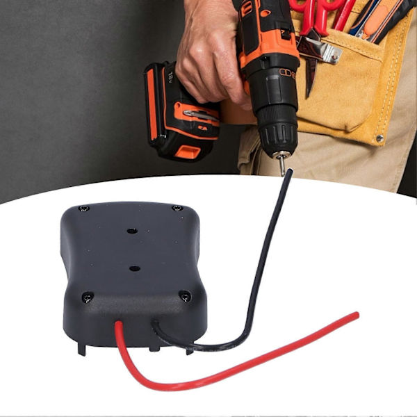 Batteriadapter Strømforsyningsmonteringsstik ABS Elektronisk Komponent Industrielt Tilbehør 60V