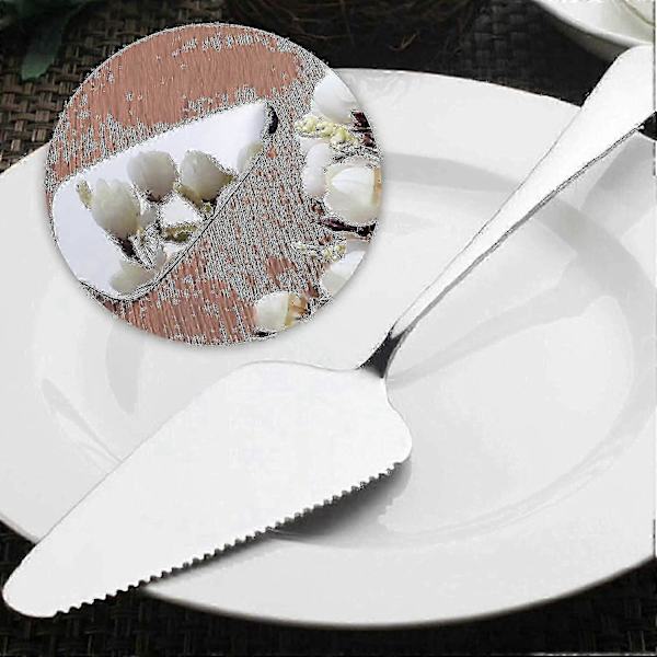 10 stk. kageserver, kagekniv i rustfrit stål til køkkener, restauranter