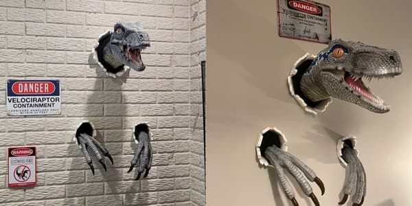 Tyrannosaurus Rex Leksaksfigur Väggdekoration Heminredning