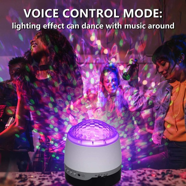 Projektorlampe Star Wave Bluetooth Musikkprojektor Vannrippel