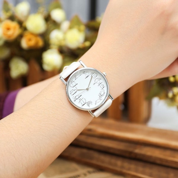 /#/Fashion söta tecknade katter armbandsklocka dam analog kvartsklocka/#/