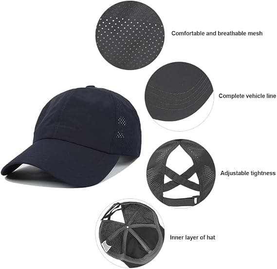 Baseballcaps for kvinner Sommercaps for menn Hybrid sportscaps Pony