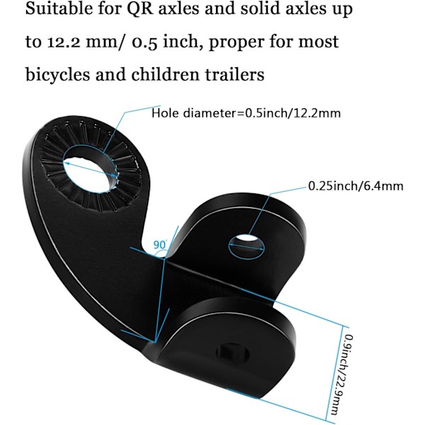 2 Set Bike Trailer Koppling, Bike Koppling Tillbehör Ada