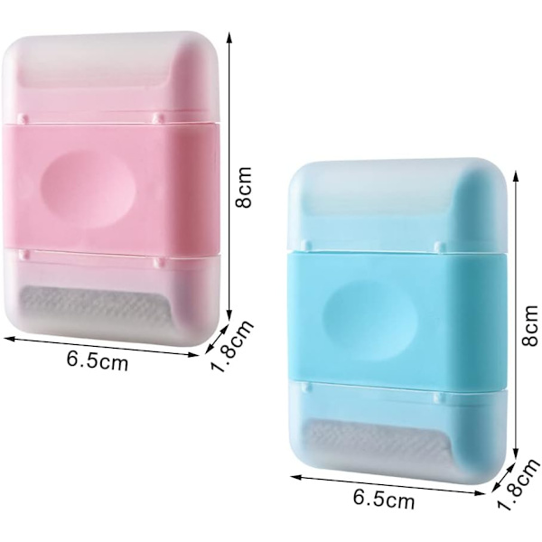 2 st Manuell Anti-Pilling Borste Bärbar Lint Remover