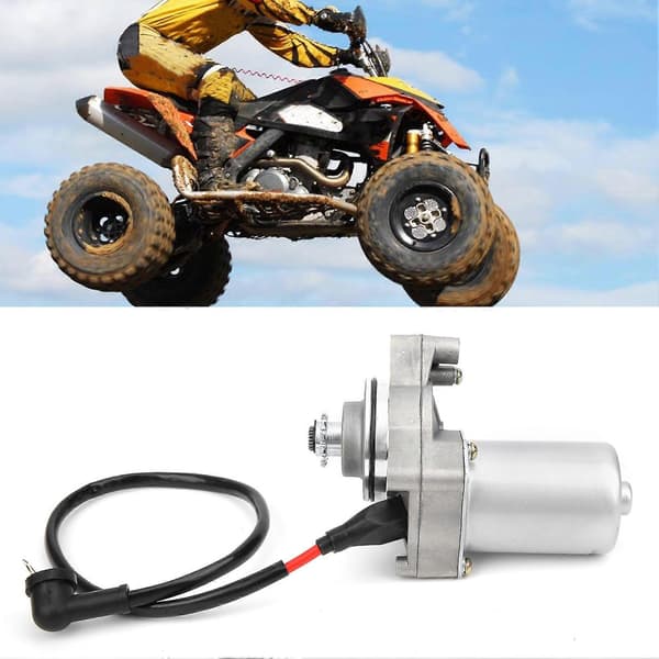 3-bults startmotor, toppmonterad 12T startmotor, passar PIT Quad Dirt Bike ATV 90cc 110cc 125cc