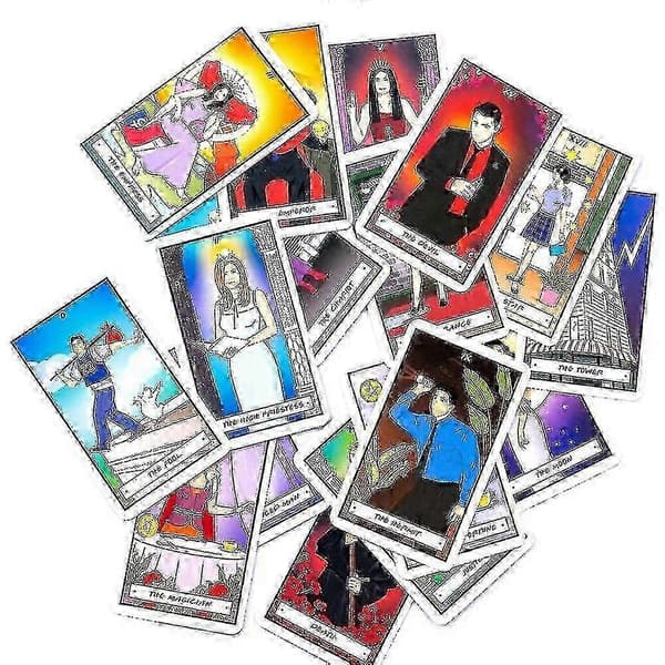 Friends Tarotkort Basert På Strukturen Til Den Klassiske Kortstokken Spådom Kortspill Brettspill Lys Se Stjernelys