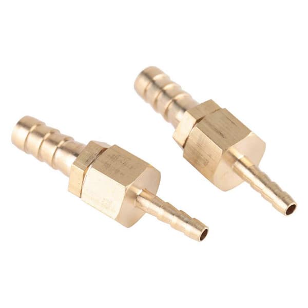 2st 4--8mm Mässingskoppling Slangnippel Reduceringsplugg Anslutning