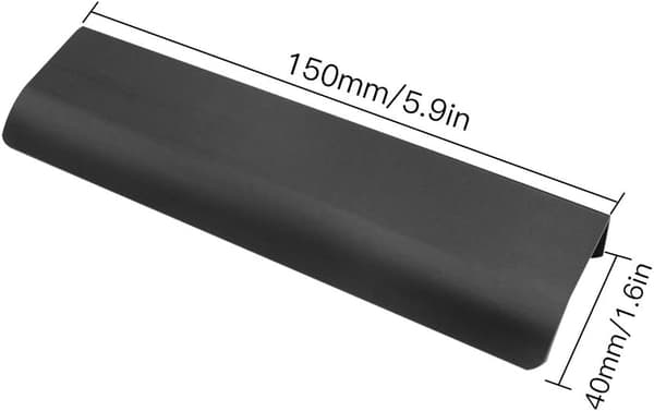 Skjult håndtag i aluminium, sæt med 4 usynlige møbler i aluminiumslegering