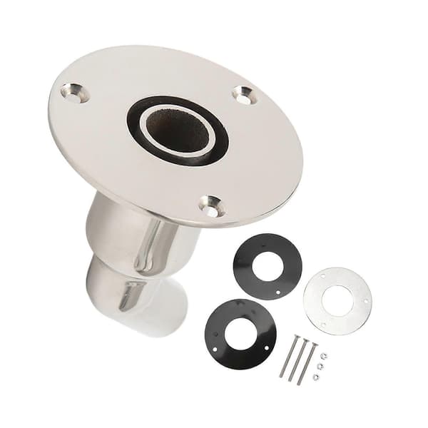 22mm Gjennomgående Skrog Eksos Skin Fitting Socket 316 Rustfritt Stål Rør Sokkel for Yachter Skip Dieselvarmer Ventiler Bend