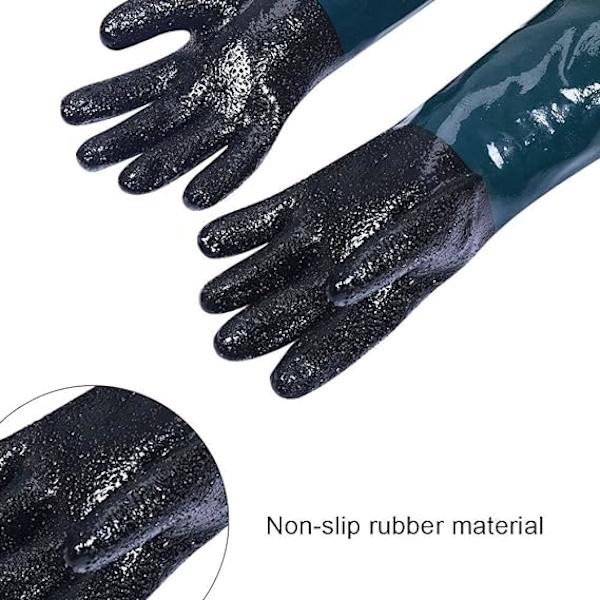 Sandblästringshandskar i Gummi för Slipning Handskar för Kabin