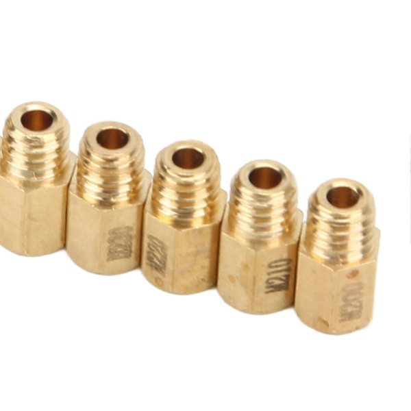10 stk./sett Hoveddyse for forgasser Solid messing erstatning for Mikuni VM TM TMX Carb 200?290