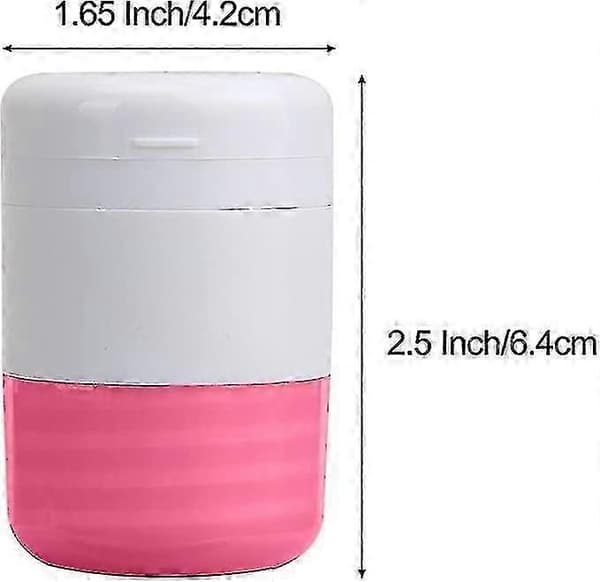 Pilleklipperkværn, 3-i-1 Multifunktionel Rund Tablet Splitter Knuser Til Medicin Eller Vitamin (pink)