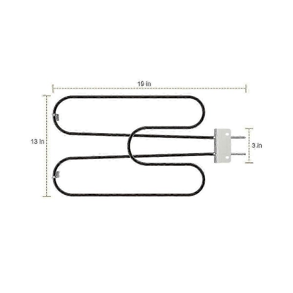 Grille Varmeelementer For Q240 Q2400 Serien Griller, Erstatningsdel For 70127 Elektrisk Varme El