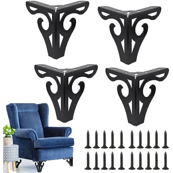 4 stk. Møbelsofaben, Sofaben, Moderne Sofaben, TV-Skab