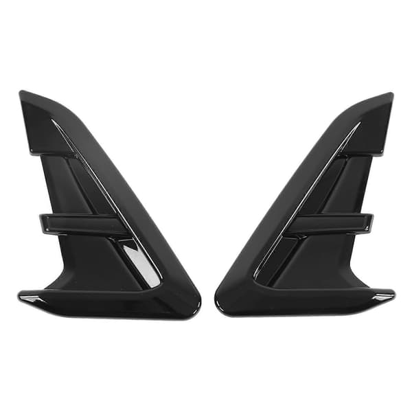 2 stk. Bil Side Cover Luftventil Trim Auto Eksteriørtilbehør Erstatning for X3 G01 2018?2021 Piano Black