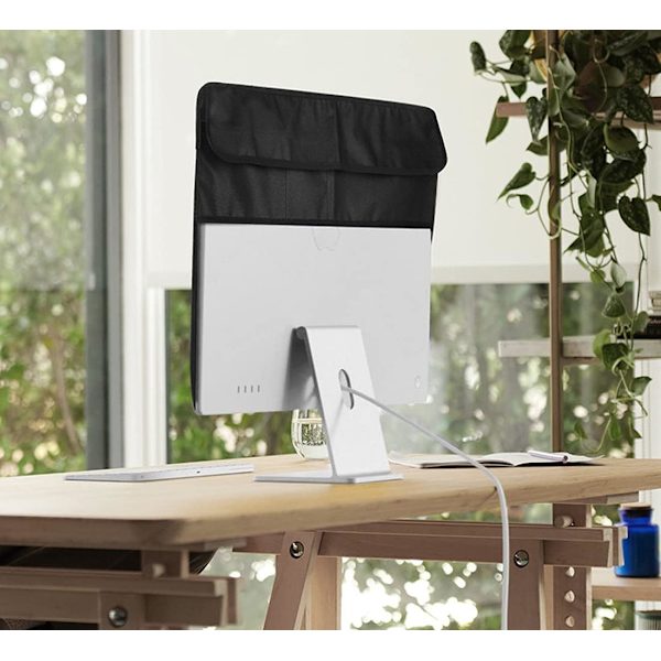 Dammskyddande skyddande överdrag för Apple iMac (grå), kompatibel med