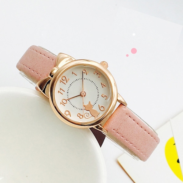 ##/(rosa) multifunktionell flickklocka, studentkvartsklocka##/