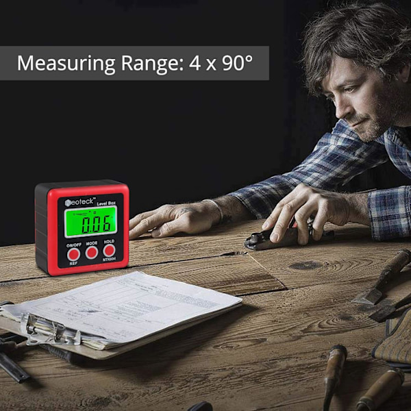 Vinkelmåler Digital Vinkelmåling LCD Digital Goniometer C