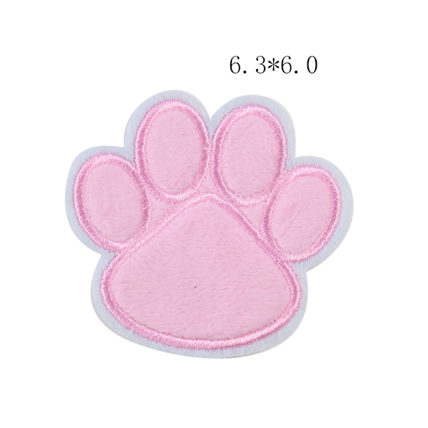 9 stk. Broderet Patch Hundepotformet Stryge-på Patch DIY Broderi