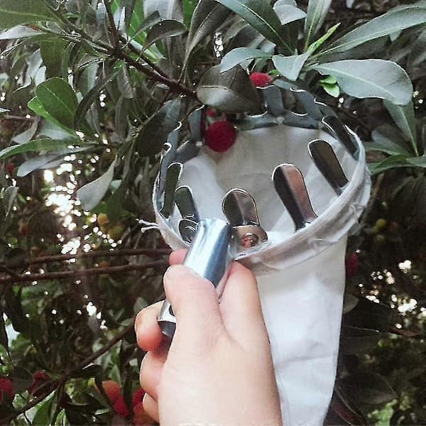 Teleskopisk Fruktplukker, Kirsebærplukker Med Pose Og Verktøy (14cm, 2stk)