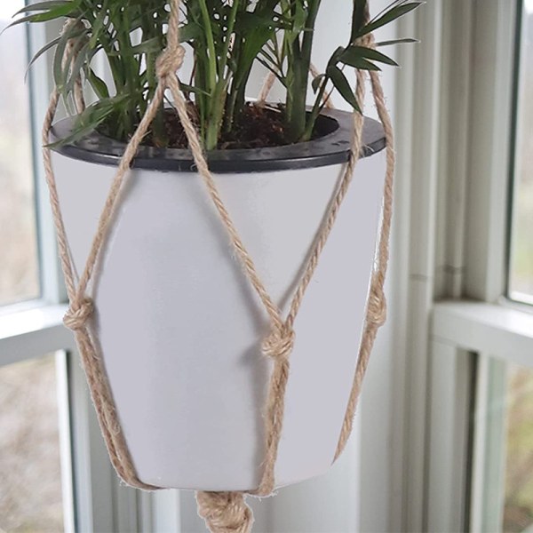 4 st hängrep - 60cm för växtblommor inomhus och utomhus