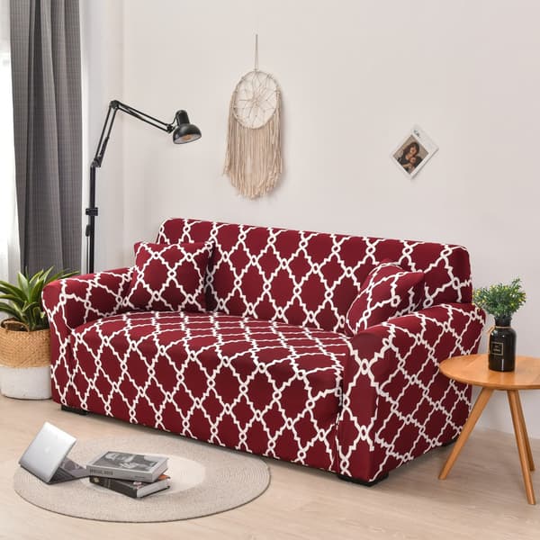 Sofa Trekk 2-seters 150-185cm Sofa Trekk med Armlene Moderne Uni