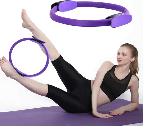 Lila Pilatesring - 1 styck, Yogapilatesring, Pilatesmotstånd