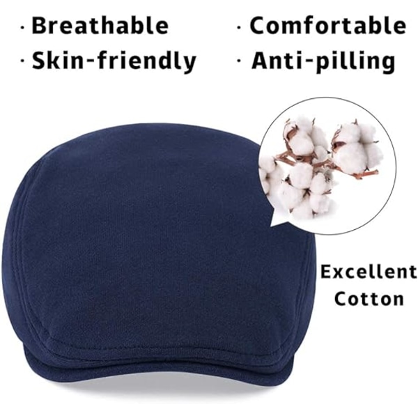 ##/Herrar Beret Hatt Justerbar Platt Vintage Lvy Hatt##/