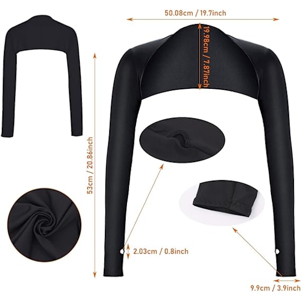 1 Stykke Kølende Shawl Arm Ærme med Fingerhul Solbeskyttelse