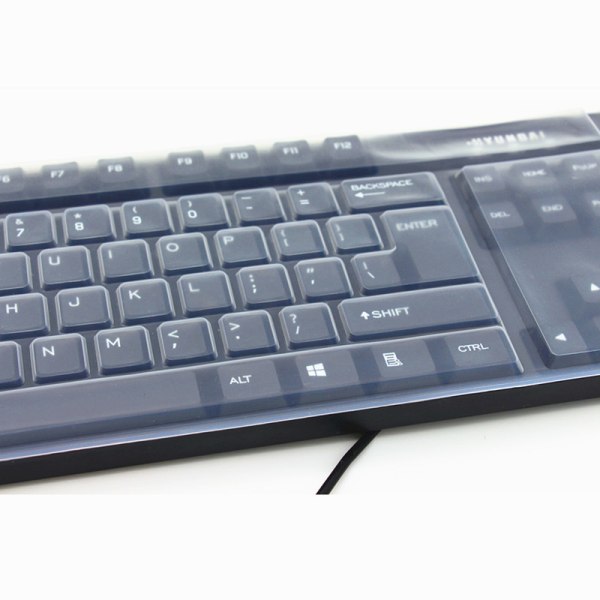 Universal Transparent Dammtät Silikon Vattentätt Keyboard Pro