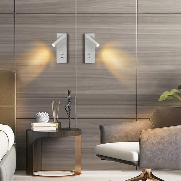 Vita 3000K Vägglampor Sovrum LED Vägglampa Inomhus Trappvägg